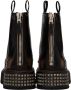 R13 Black Single Stack Lace-Up Boots - Thumbnail 2