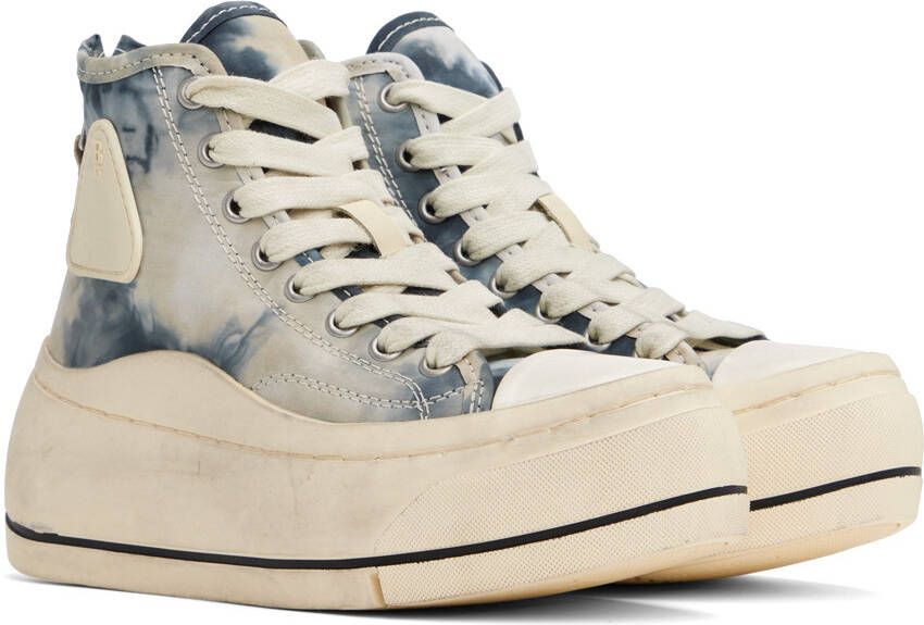 R13 Blue & White Kurt Sneakers