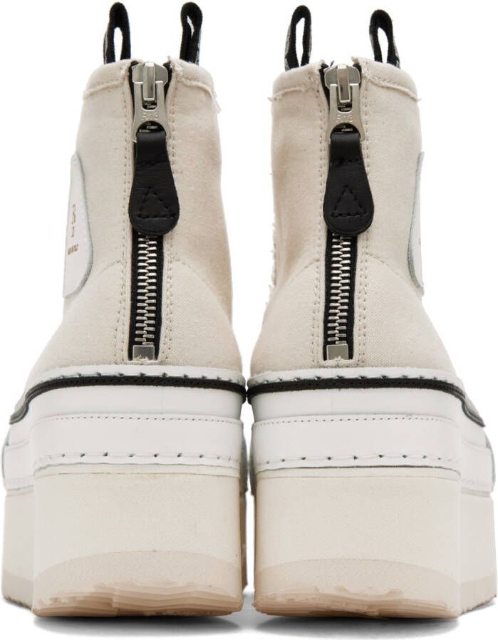R13 Off-White Courtney Sneakers