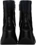 Raf Simons Black Leather Ankle Boots - Thumbnail 2