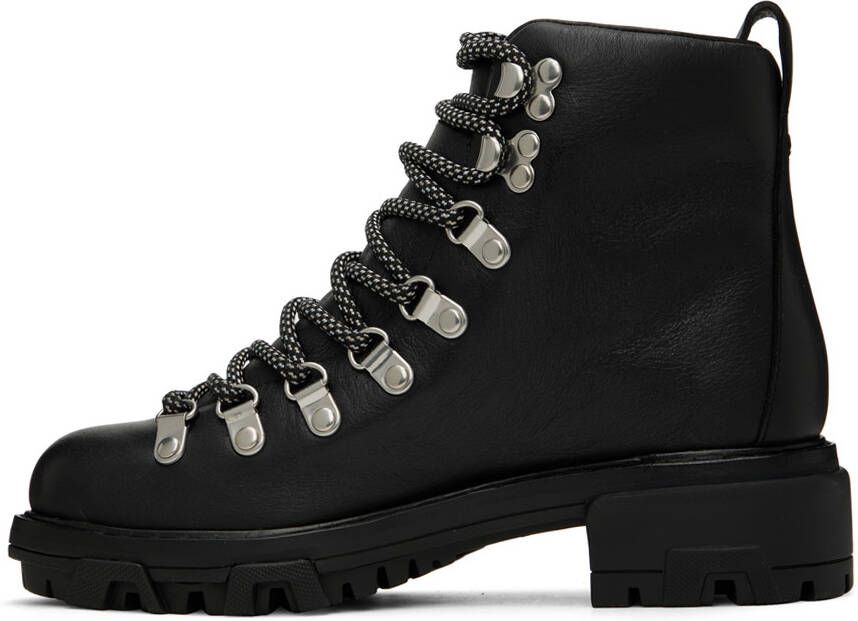 rag & bone Black Shiloh Hiker Ankle Boots