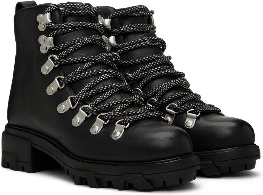 rag & bone Black Shiloh Hiker Ankle Boots