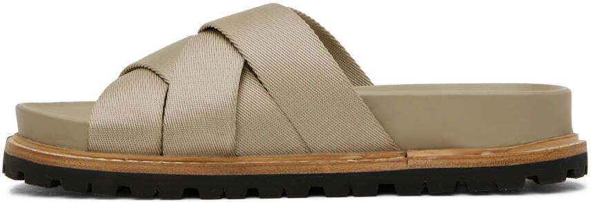 rag & bone Khaki Park Slides