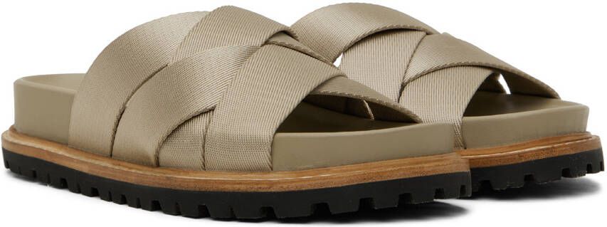 rag & bone Khaki Park Slides