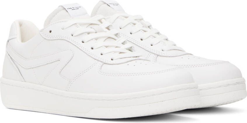 rag & bone White Retro Court Low Sneakers