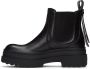 RED Valentino Black Leather Chelsea Boots - Thumbnail 3