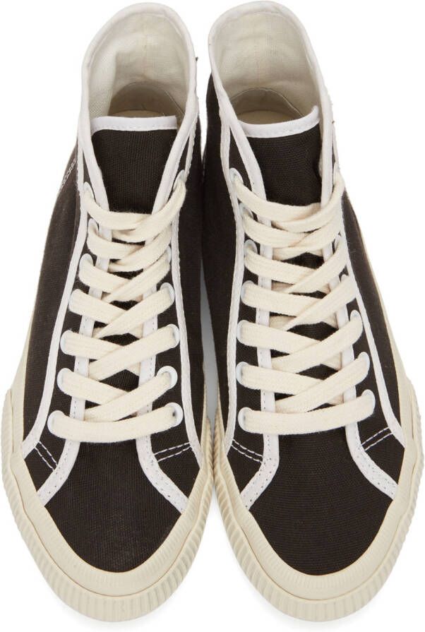 Re Done Black 70s High Top Sneakers