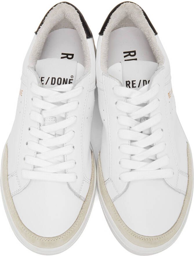 Re Done White 90s Skate Sneakers