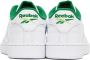 Reebok Classics White & Green Club C 85 Sneakers - Thumbnail 2