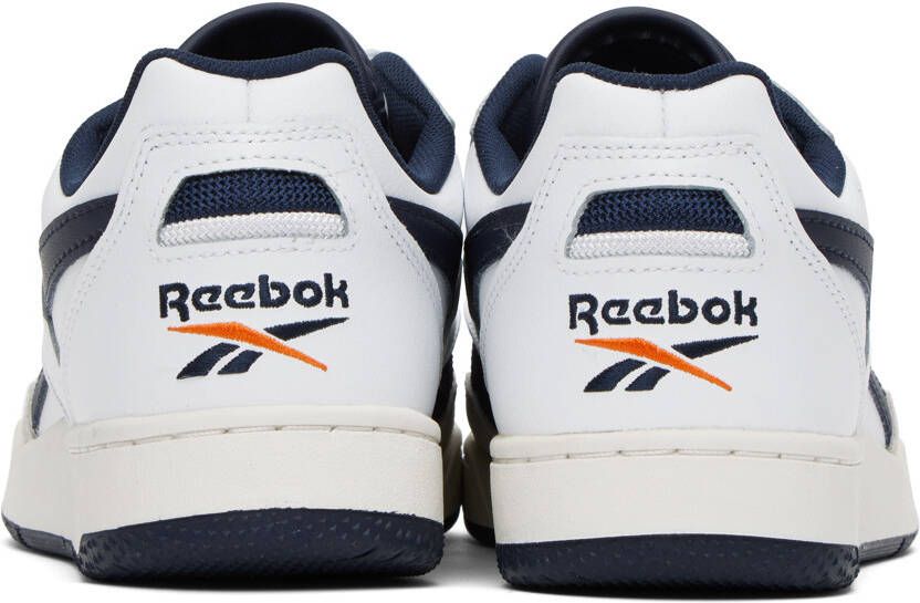Reebok Classics White & Navy BB 4000 II Sneakers