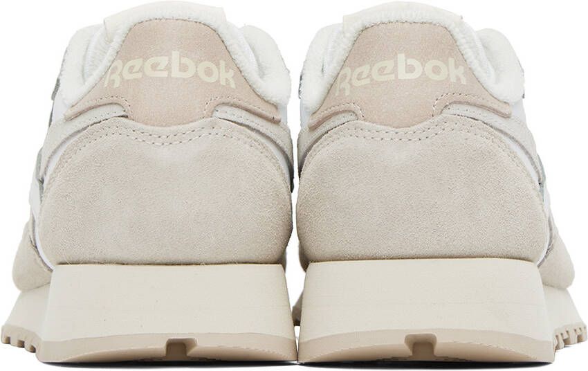Reebok Classics White & Taupe Classic Sneakers