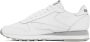 Reebok Classics White Classic Leather Sneakers - Thumbnail 3