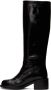 Reike Nen Black Grained Tall Boots - Thumbnail 3