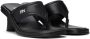 Reike Nen Black Padded Heeled Sandals - Thumbnail 4