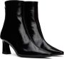 Reike Nen Black Pointed Ankle Boots - Thumbnail 4