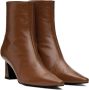 Reike Nen Brown Slim Line Boots - Thumbnail 4