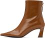 Reike Nen Brown Slim Lined Ankle Boots - Thumbnail 3