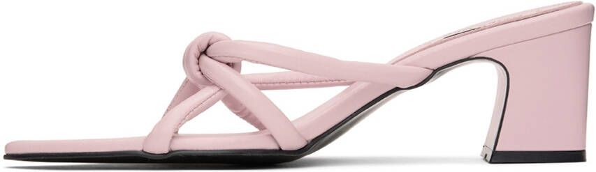 Reike Nen Pink Noodle Knot Heeled Sandals