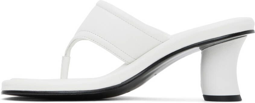 Reike Nen White Padded Heeled Sandals