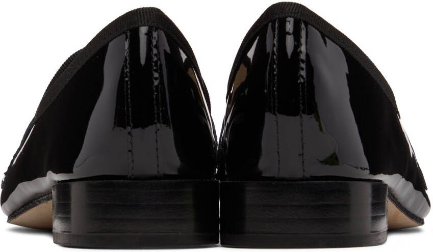Repetto Black Patent Leather Michael Loafers