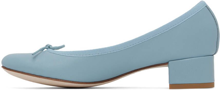 Repetto Blue Camille Ballerina Kitten Heels