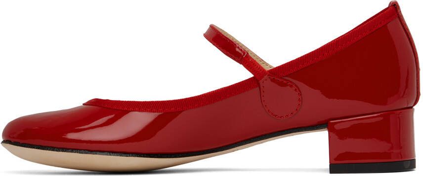 Repetto Red Rose Heels