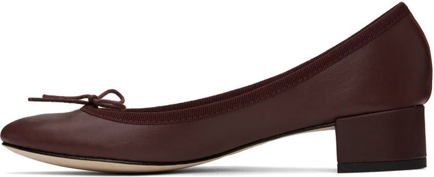 Repetto SSENSE Exclusive Burgundy Camille Heels