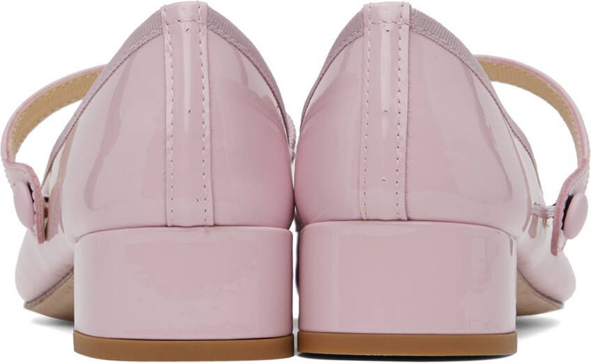 Repetto SSENSE Exclusive Pink Rose Ballerina Heels