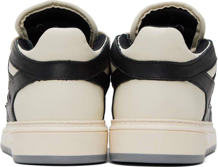 Represent Black & Off-White Reptor Low Sneakers