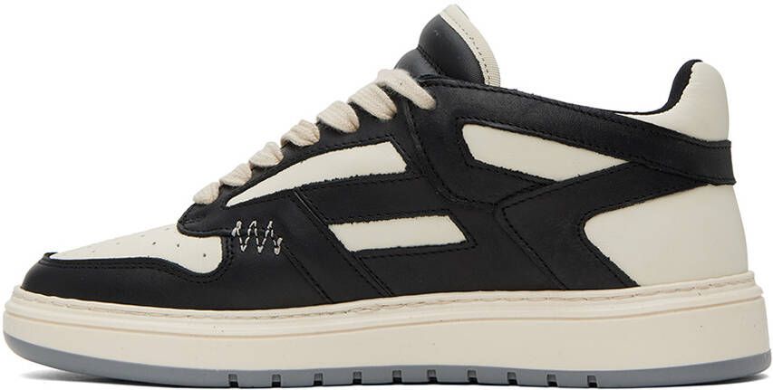 Represent Black & Off-White Reptor Low Sneakers