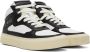 Rhude Black & White Cabriolets Sneakers - Thumbnail 4
