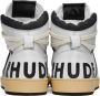 Rhude Black & White Rhecess Hi Sneakers - Thumbnail 2