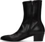 Rhude Black Leather Chelsea Boots - Thumbnail 3