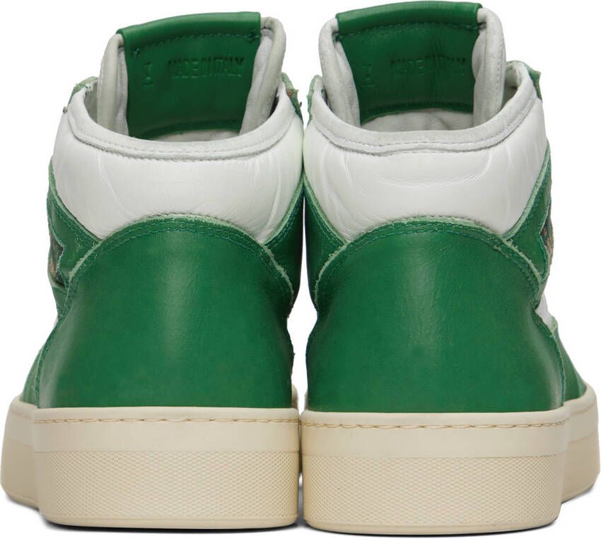 Rhude Green & White Cabriolets Sneakers