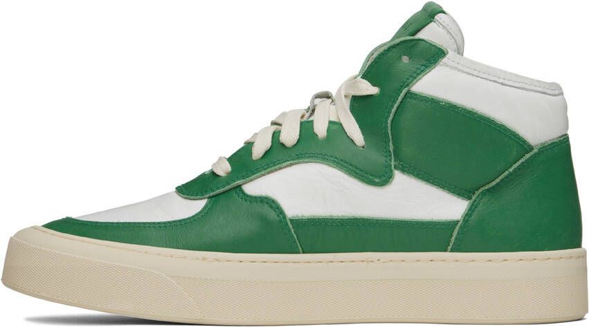 Rhude Green & White Cabriolets Sneakers