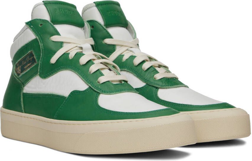 Rhude Green & White Cabriolets Sneakers