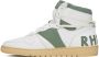 Rhude Green & White Rhecess Hi Sneakers - Thumbnail 3