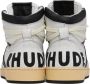 Rhude SSENSE Exclusive White & Black Rhecess Hi Sneakers - Thumbnail 2