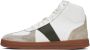 Rhude White & Gray Paneled Sneakers - Thumbnail 3
