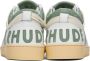 Rhude White & Green Rhecess Low Sneakers - Thumbnail 2