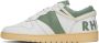 Rhude White & Green Rhecess Low Sneakers - Thumbnail 3