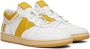 Rhude White & Yellow Rhecess Low Sneakers - Thumbnail 4
