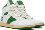 Rhude White & Green Rhecess Low Sneakers - Thumbnail 10