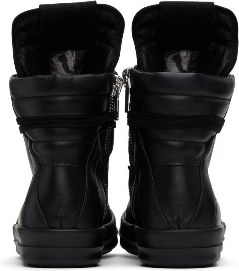 Rick Owens Black Geobasket Sneakers