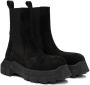 Rick Owens Black Suede Beatle Bozo Tractor Boots - Thumbnail 4