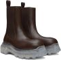 Rick Owens Brown Beatle Bozo Tractor Boots - Thumbnail 4