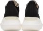 Rick Owens DRKSHDW Black & White Abstract Low Sneakers - Thumbnail 2
