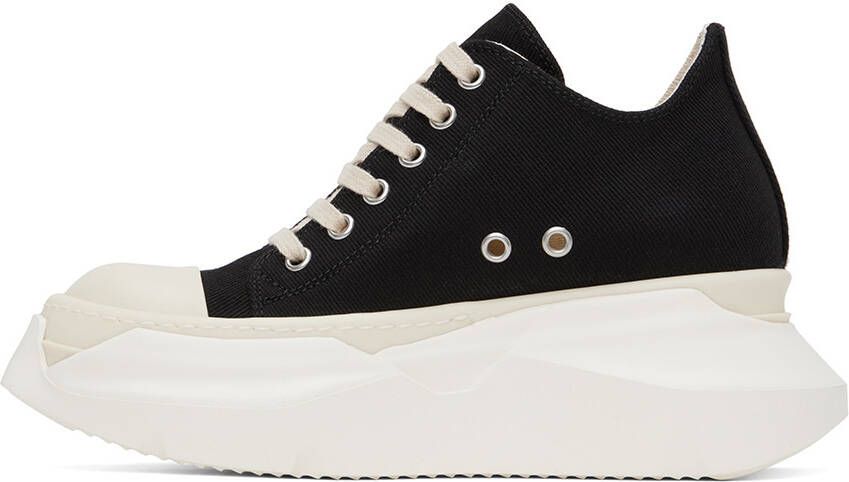 Rick Owens DRKSHDW Black & White Abstract Low Sneakers