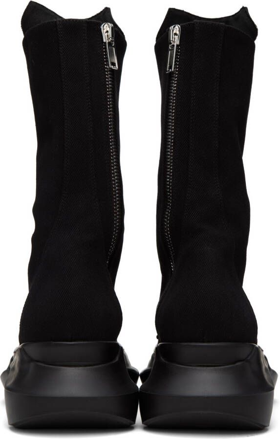 Rick Owens DRKSHDW Black Army Abstract Boots