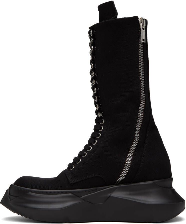 Rick Owens DRKSHDW Black Army Abstract Boots